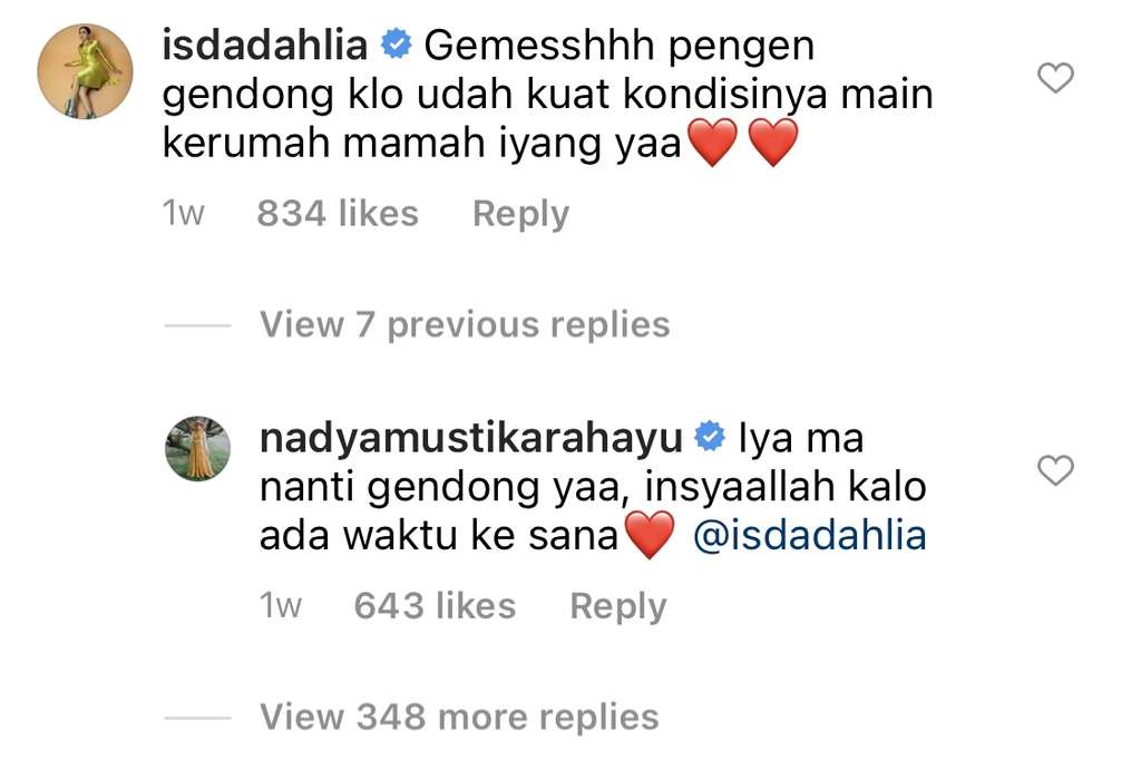 Komentar Iis dan Nadya