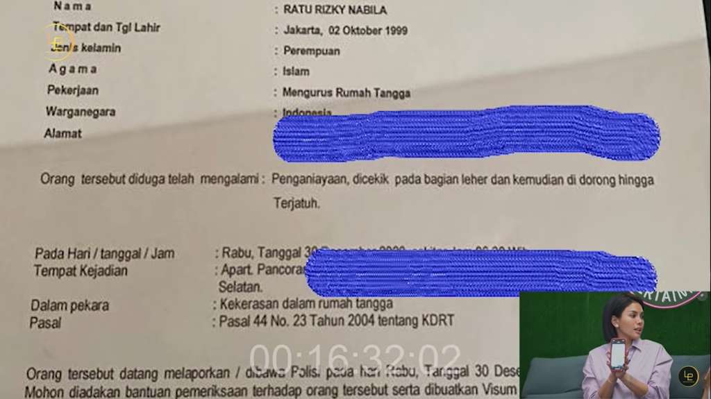 Hasil Visum Ratu Rizky Nabila