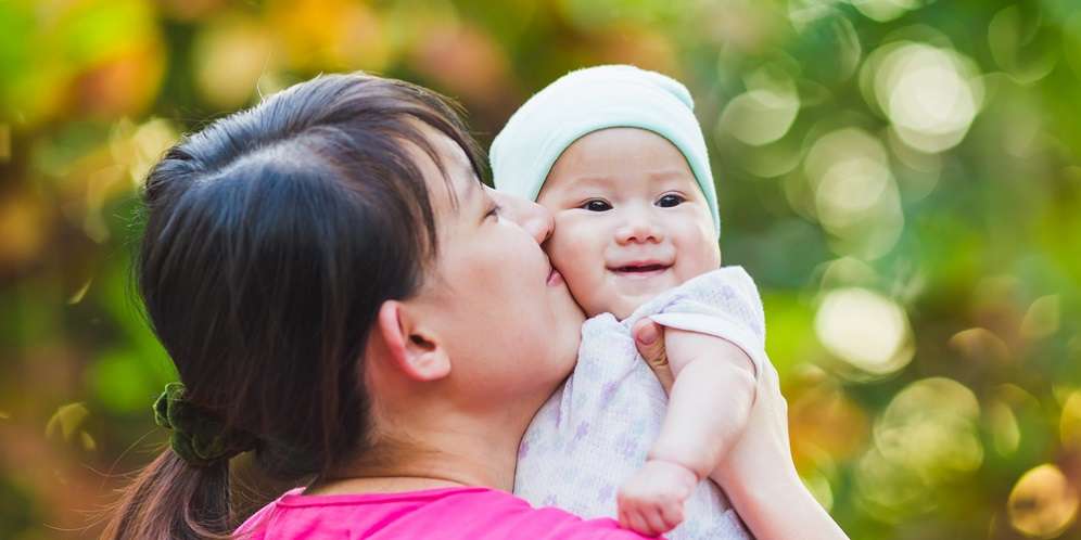 Ilustrasi Ibu dan Bayi