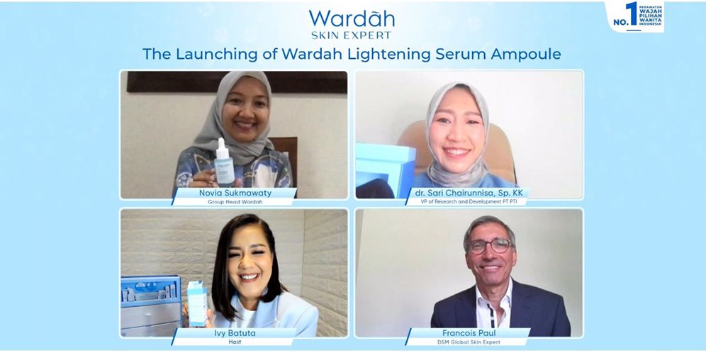Virtual Launching Wardah Lightening Serum Ampoule