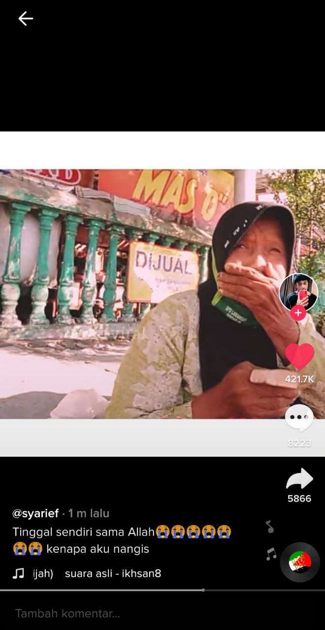 Nenek Hidup Sebatang Kara