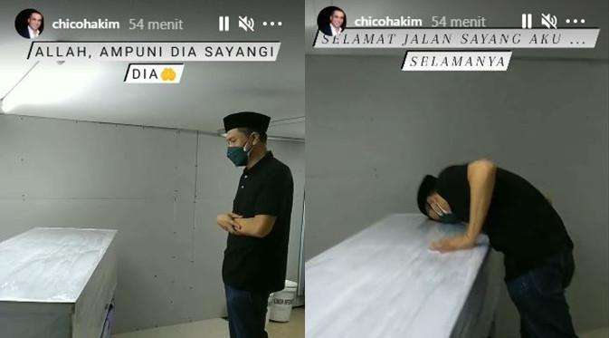 Momen Pilu Chico Hakim Sholati Jasad Mendiang Citra Soeroso