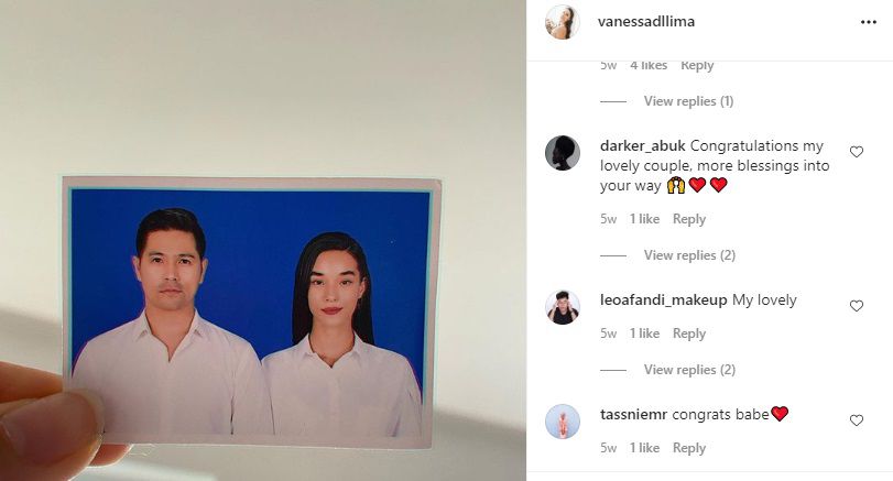 Unggahan Instagram Vanessa Lima