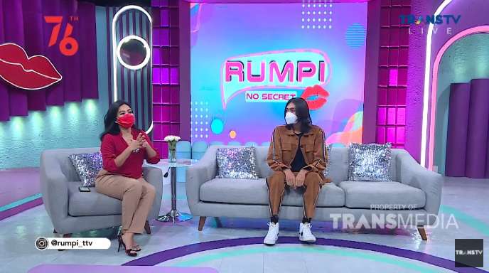 Raihan Fahrizal di acara Rumpi