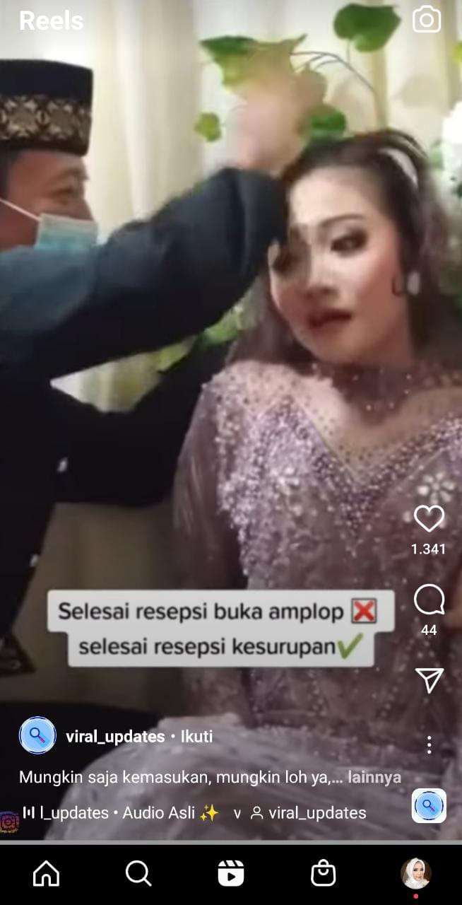 Mempelai Perempuan Kesurupan