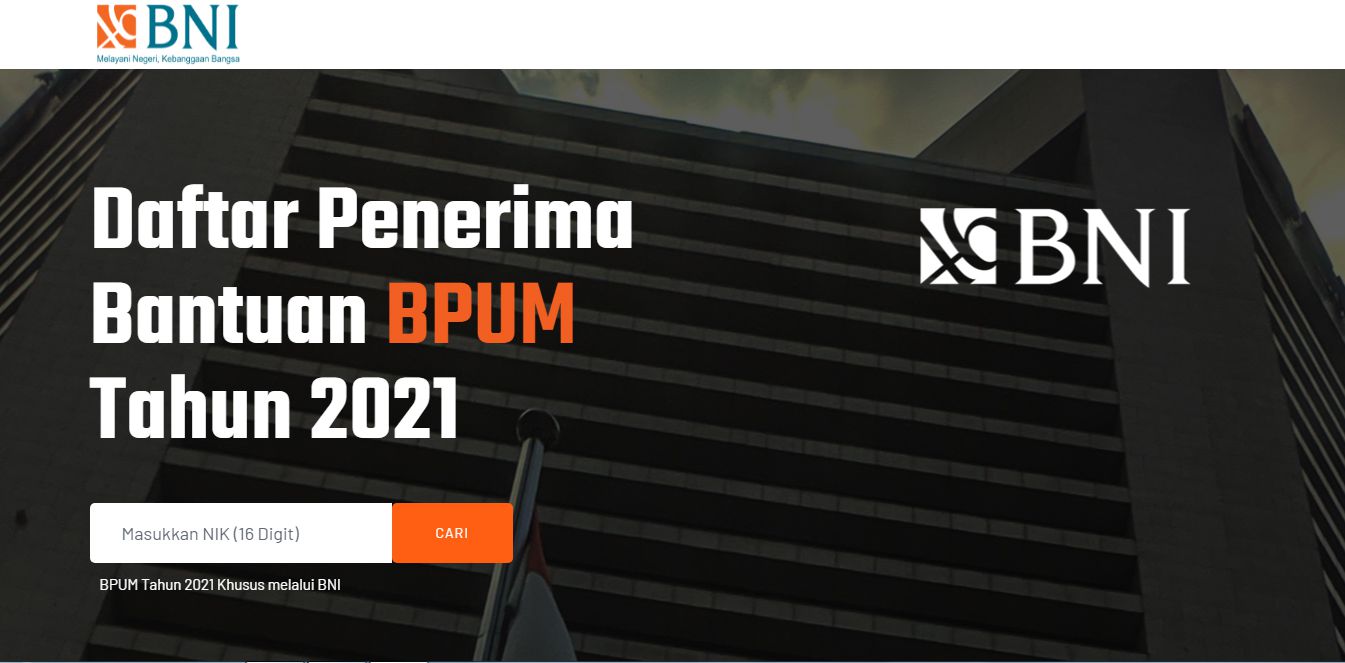 BPUM 2021 BLT UMKM via BNI