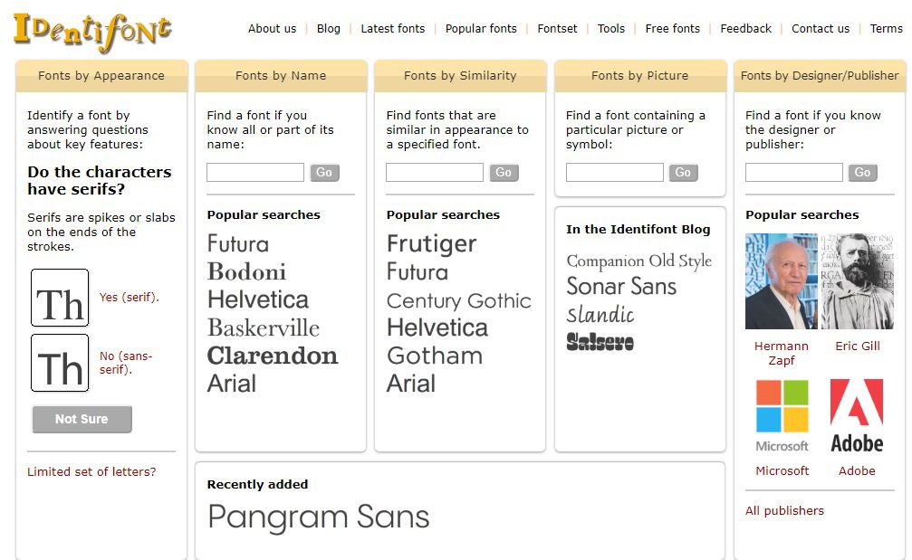 Cara Mengetahui Jenis Font via Website