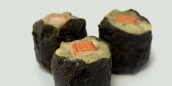 Cara Membuat Dimsum Sushi Crabstick