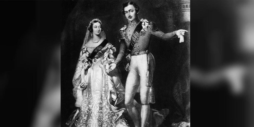Ilustrasi Gaun Pernikahan Ratu Victoria