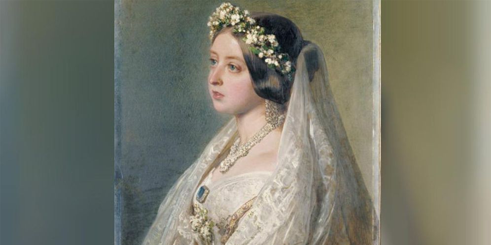 Ilustrasi Gaun Pernikahan Ratu Victoria