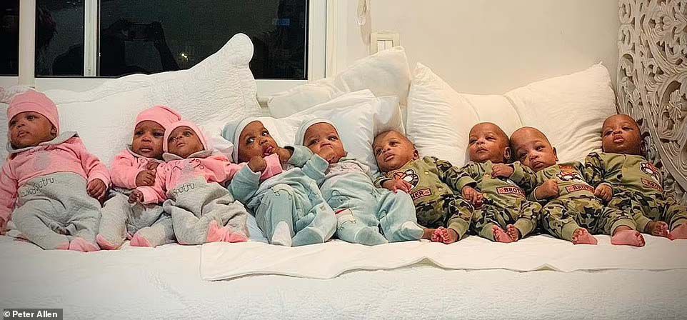 Kisah Wanita Lahirkan 9 Bayi Kembar