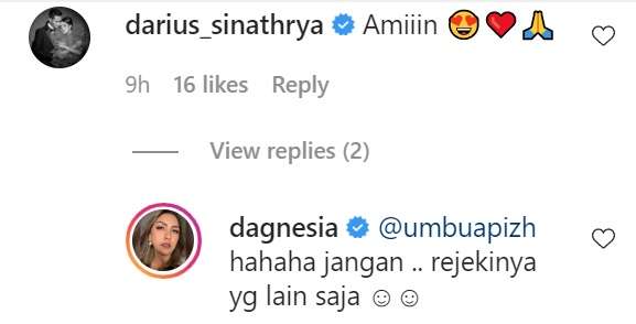 Komentar Darius Sinathrya