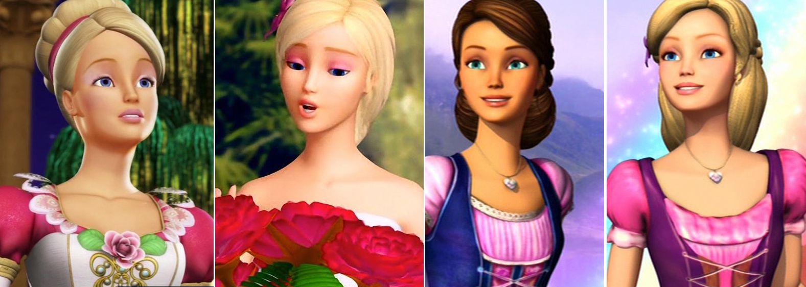 Nama-nama Barbie - Genevieve, Rosella, Liana dan Alexa