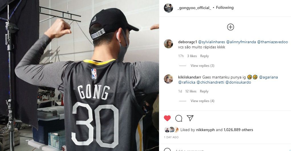 Unggahan Instagram Gong Yoo