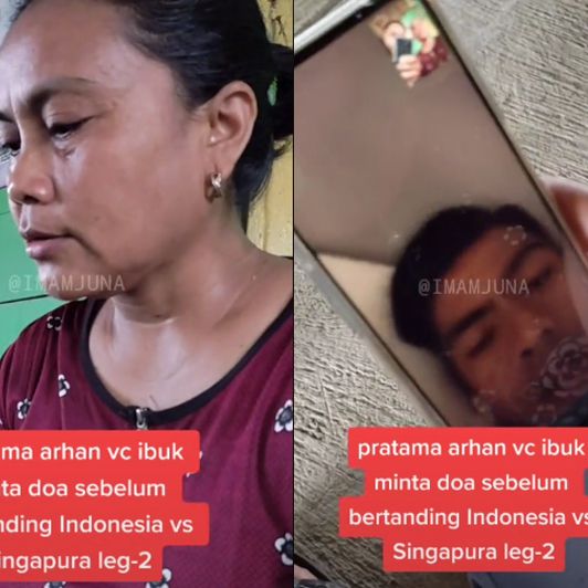 Pratama Arhan Pemain Timnas Indonesia Lakukan Video Call dengan Ibu