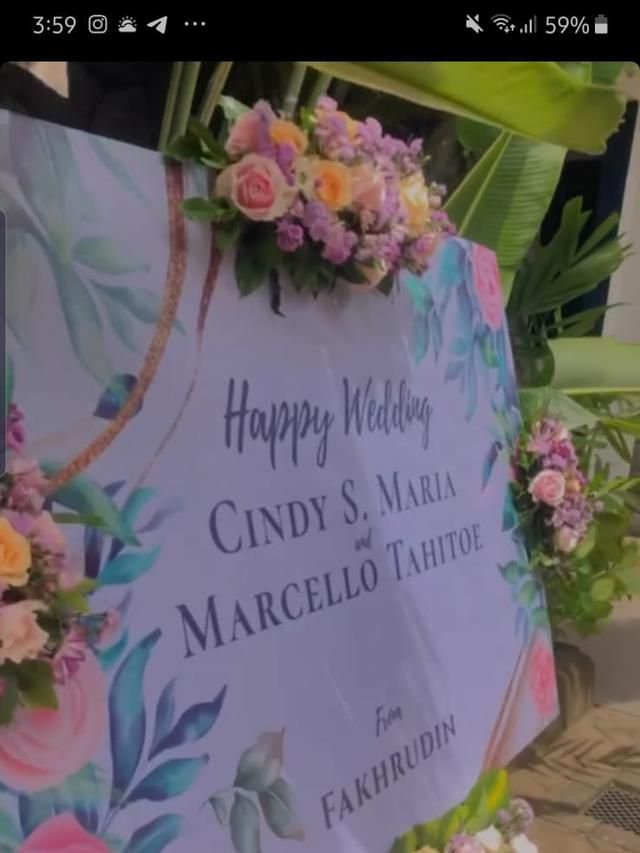 Pernikahan Ello dan Cindy Maria