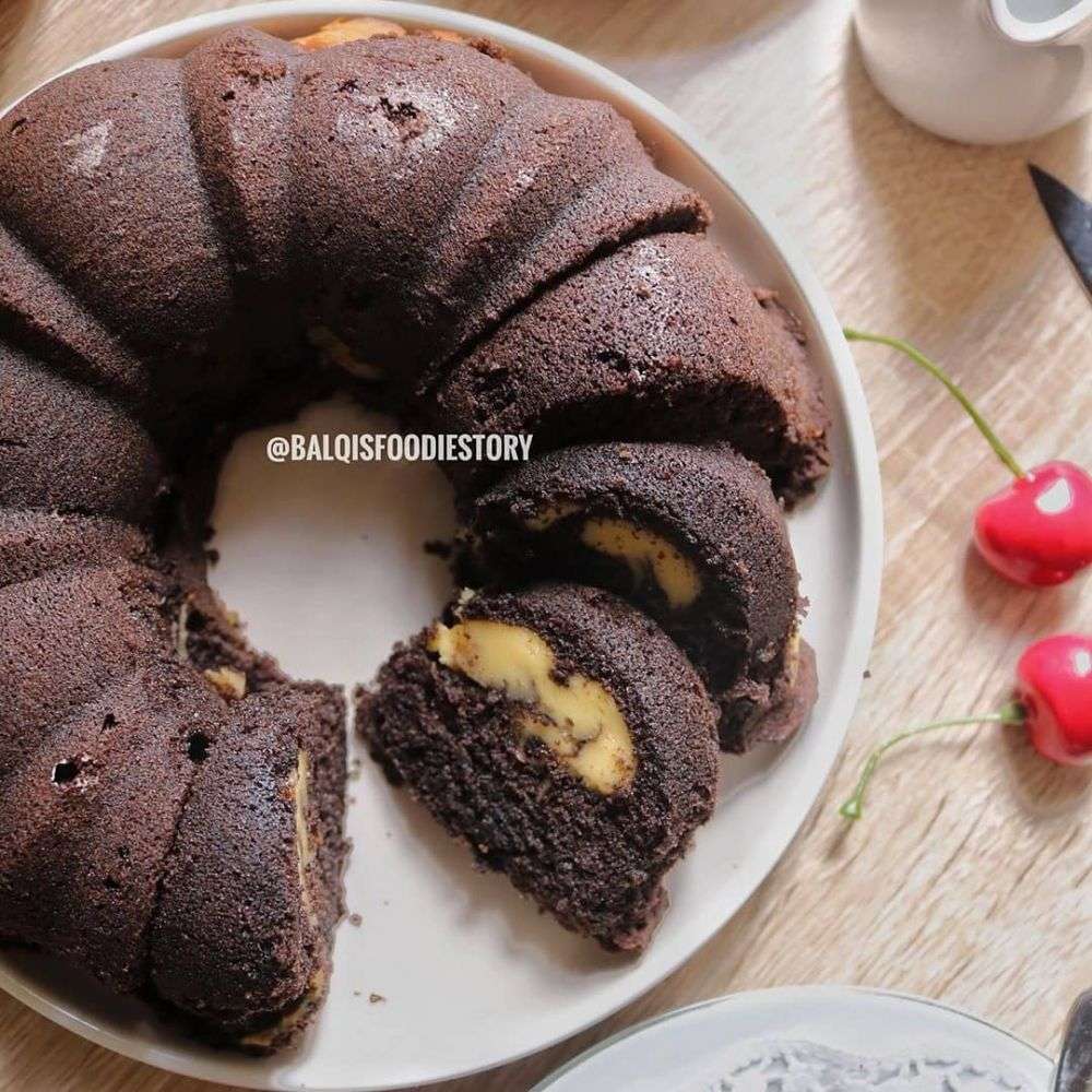 Cara Membuat Kue Bolu Panggang - Butter Chocolate Cheese Cake