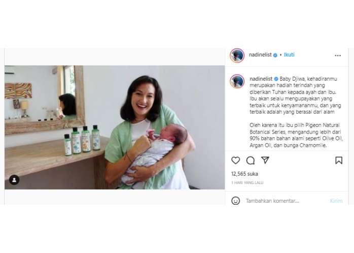 Nadine Chandrawinata dan Nadi Djiwa Anggara