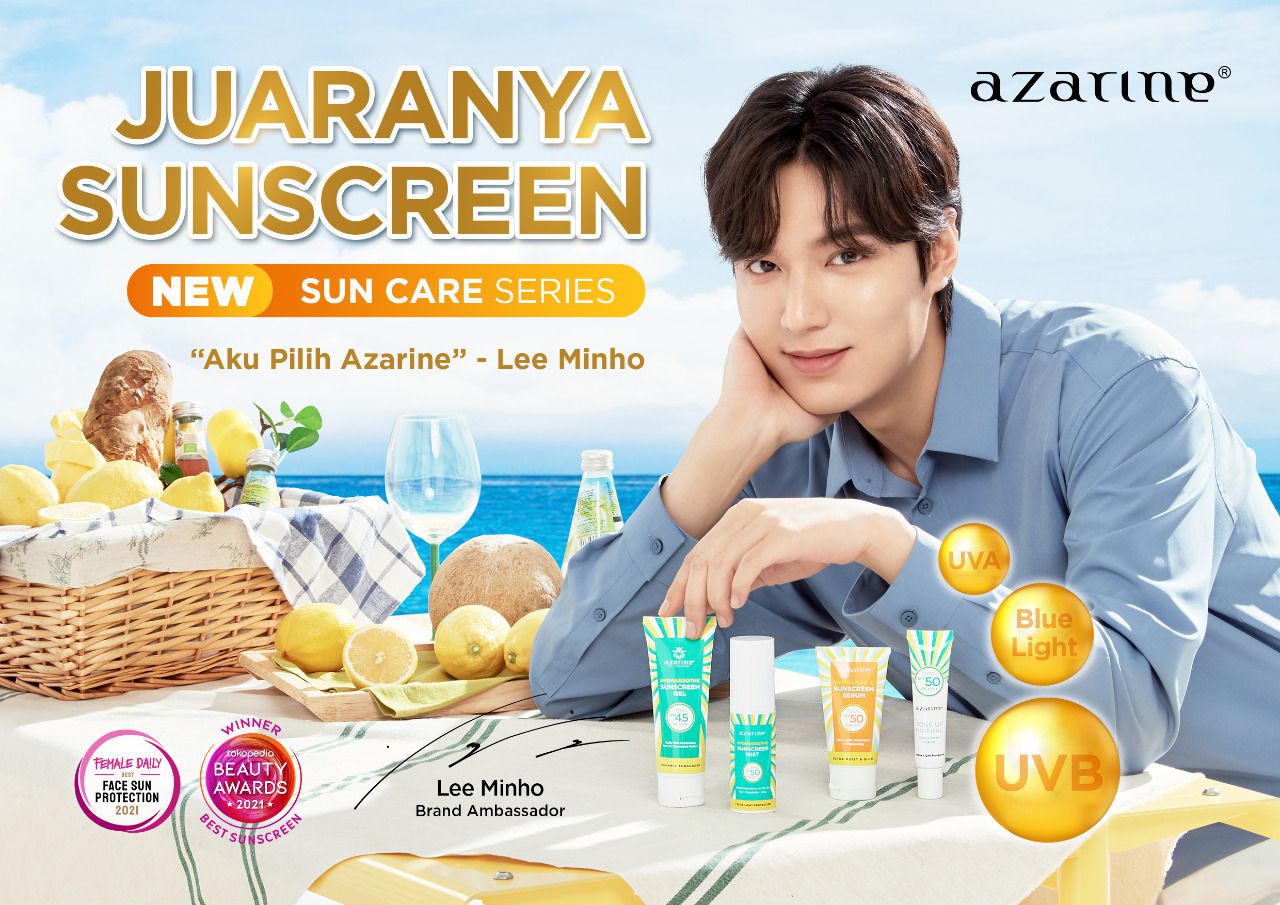 Sunscreen Azarine x Lee Minho