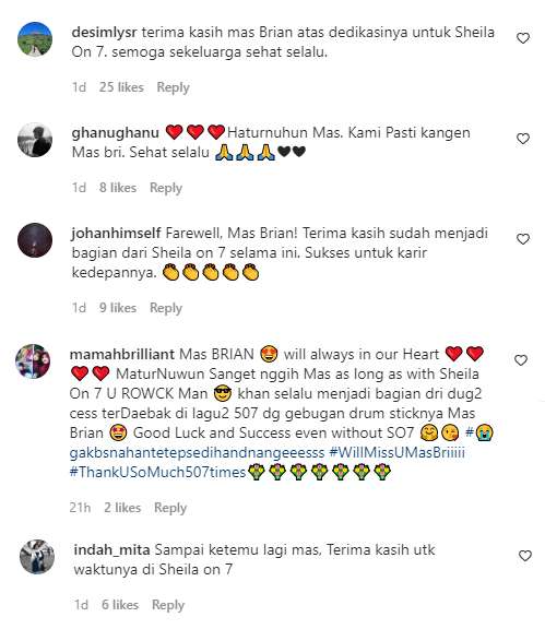 Kolom komentar Brian Kresna Putro