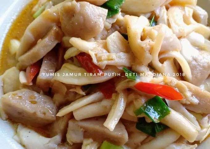 Resep Sayuran Enak dan Bergizi - Tumis Jamur Tiram