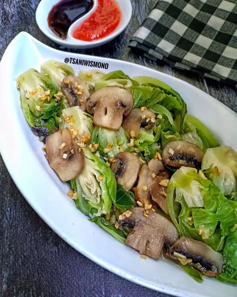 Resep Makan Siang Sehat - Cucawis Cah Jamur