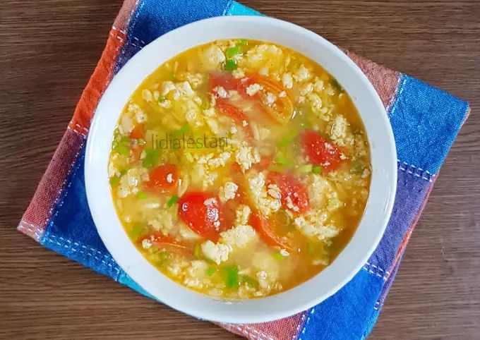 Resep Buka Puasa Simple - Sup Tomat Telur