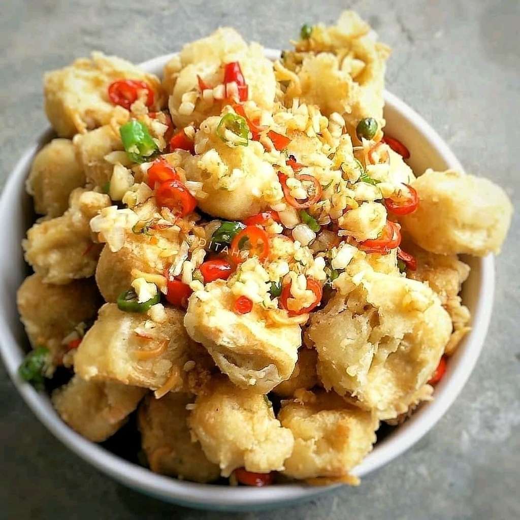 Resep Buka Puasa Simple - Tahu Cabe Garam