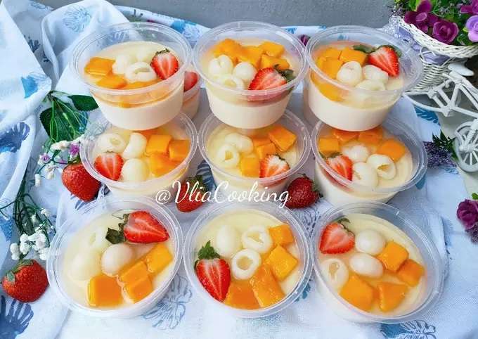 Resep Puding Buah Murah Tanpa Santan