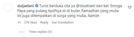 Komentar Dul Jaelani