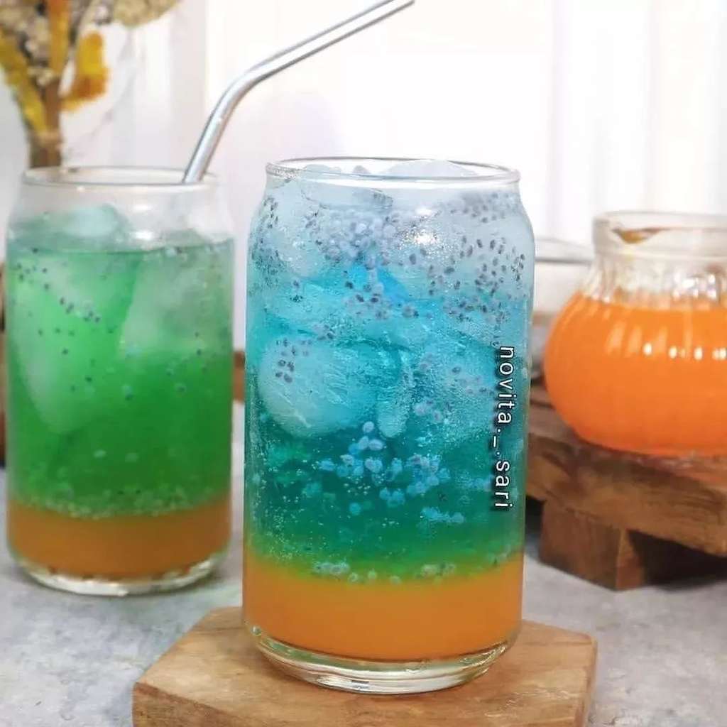 REsep Es Tanpa Susu dan Santan - Blue Ocean