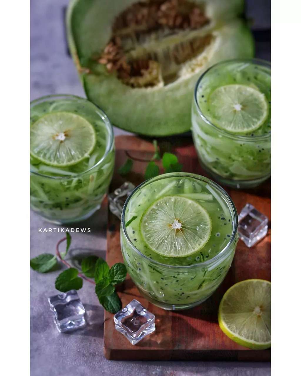 Resep Es Buka Puasa Tanpa Susu dan Santan - Es Melon Timun