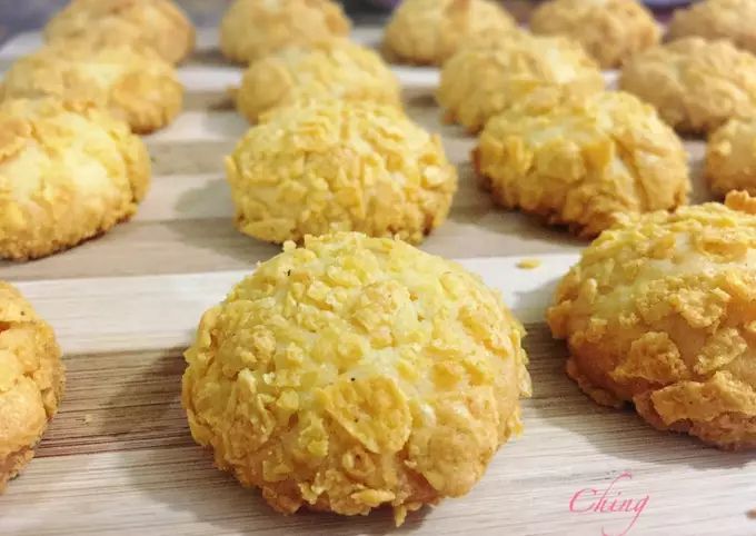 Resep Crunchy Cornflakes Cookies