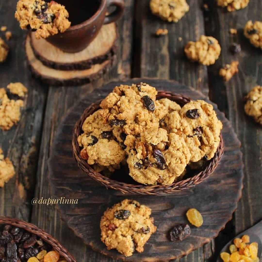 Resep Oatmeal Crunchy Cookies