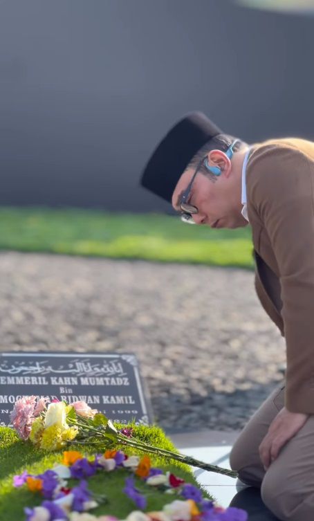 Pilu Lebaran Pertama Tanpa Eril, Ridwan Kamil: Al Fatihah Untukmu Anakku Sayang