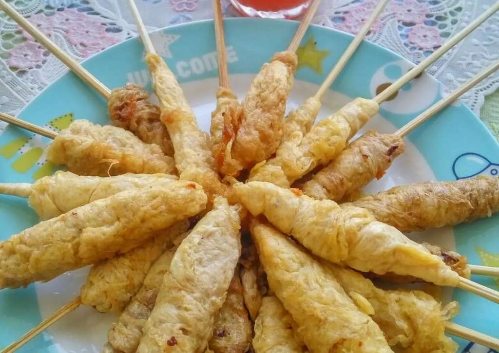 Resep Sate Telur Gulung Bumbu Tabur