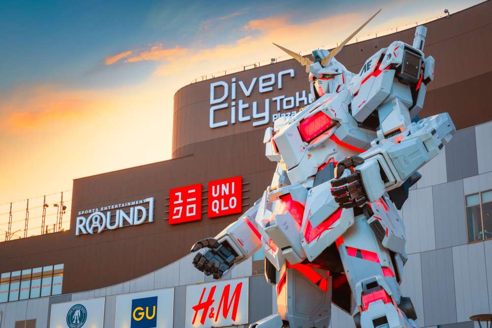 Gundam di Odaiba Japan