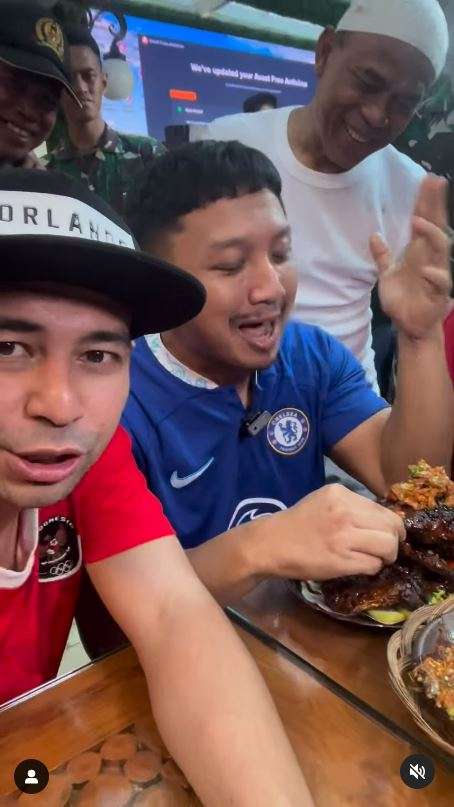 Raffi Ahmad Bekerja Sama dengan UMKM, Rojo Sambel Langsung Ramai saat Grand Opening