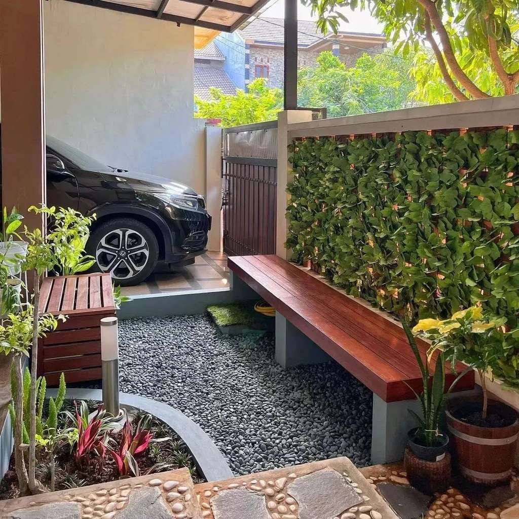 Taman Minimalis Depan Rumah di Lahan Sempit