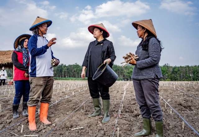 Kepedulian Puan Mahrani untuk Perjuangkan Kesejahteraan Petani