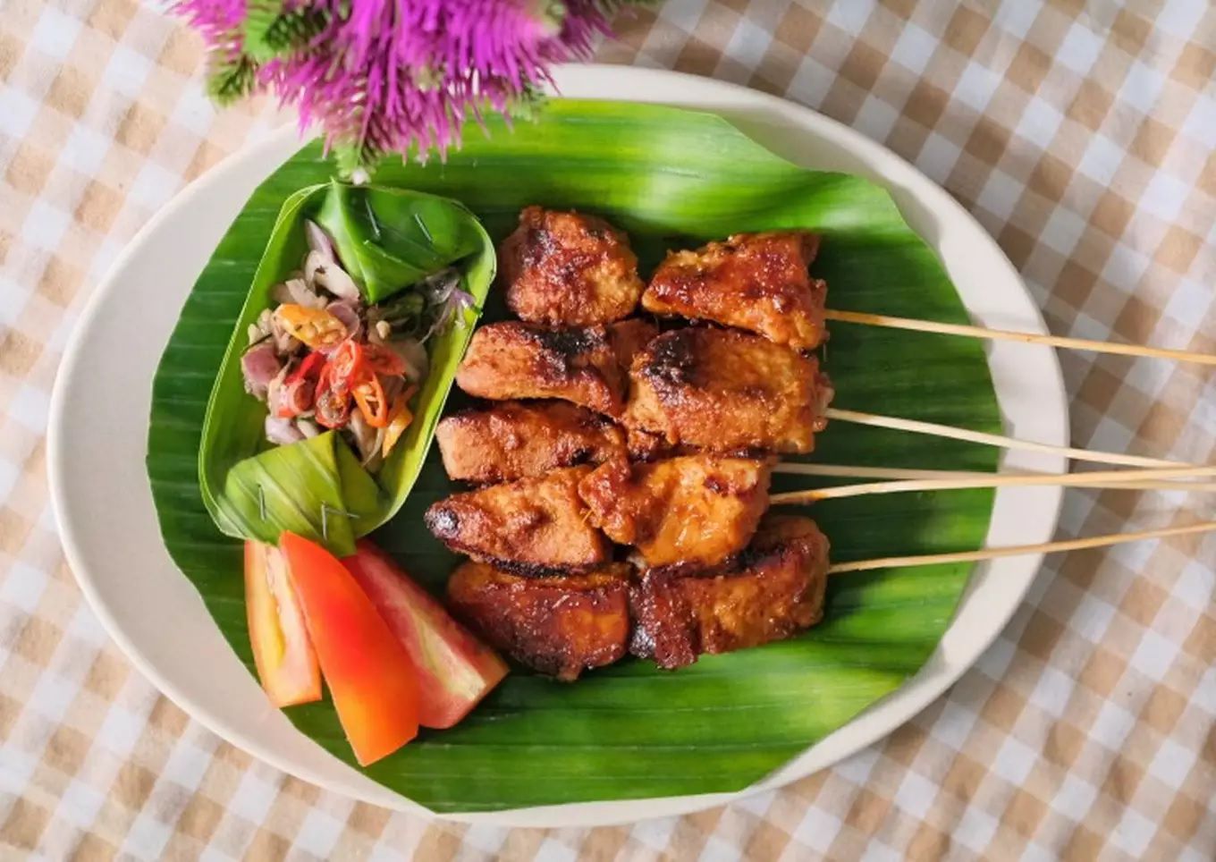 Sate Ikan Bumbu Plecing