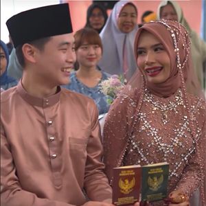Pria Korea Nikahi Wanita Cantik dari Aceh