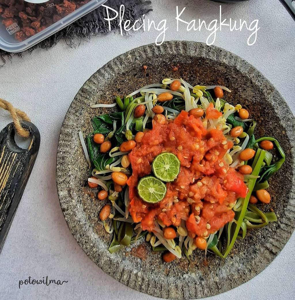 Nama Makanan Tradisional - Plecing Kangkung