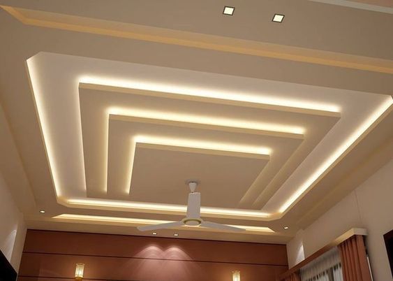 Motif Plafon Gypsum Minimalis