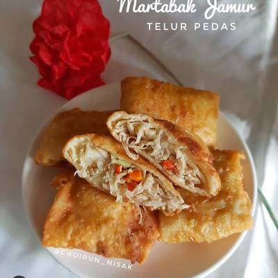 Resep Martabak Kulit Lumpia Isi Daun Bawang