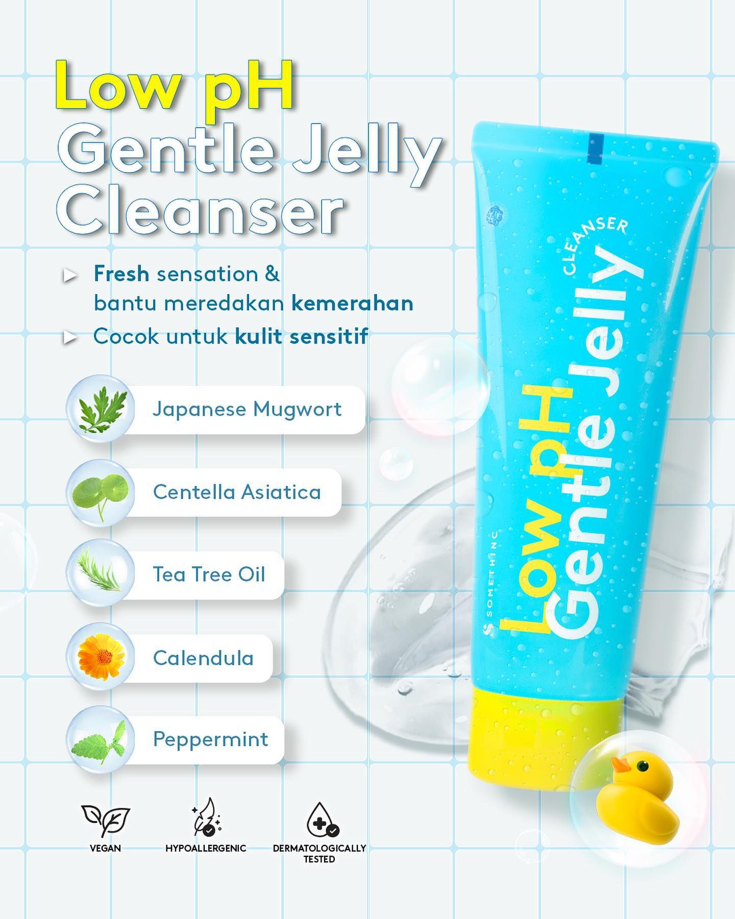 Facial Wash untuk Memperbaiki Skin Barrier - Somethinc Low pH Gentle Jelly Cleanser