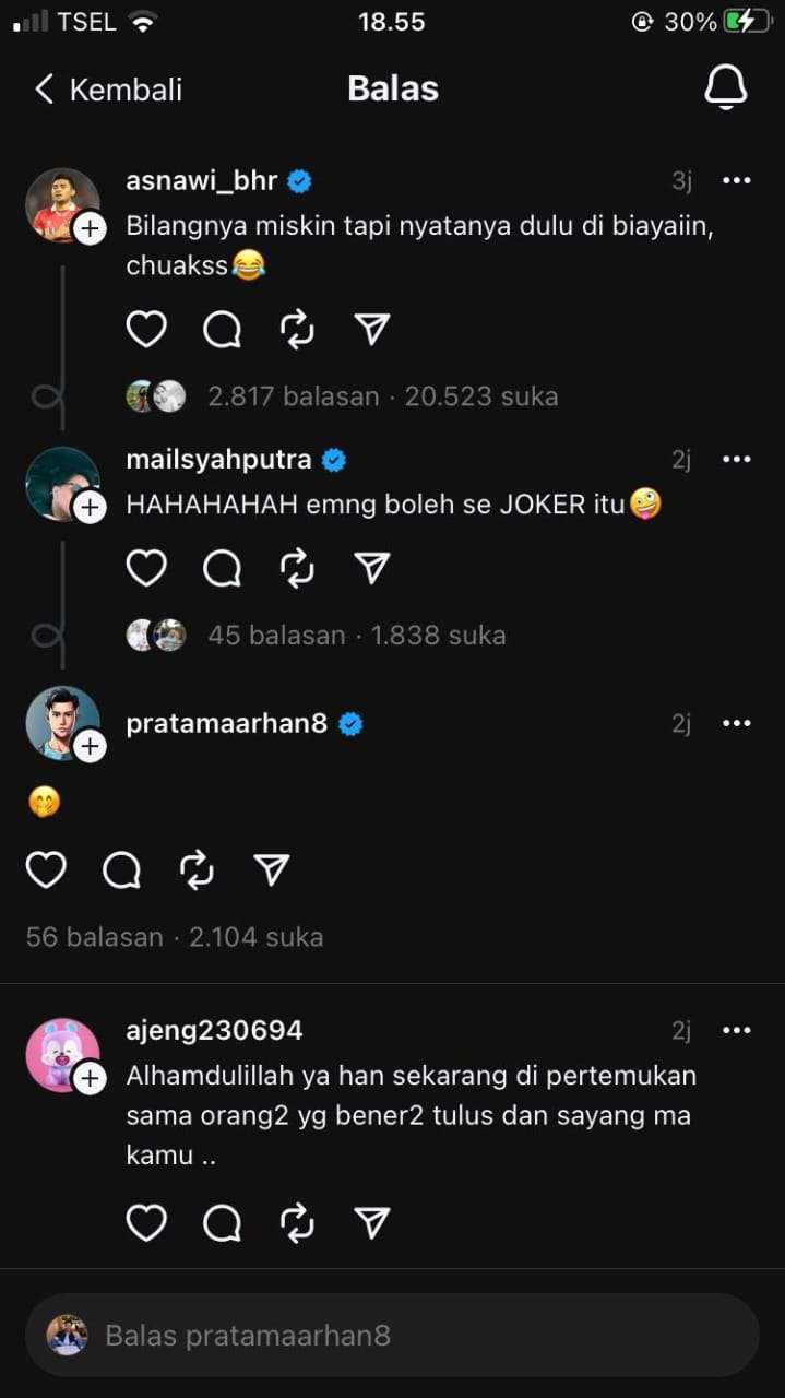 Mantan Kekasih Sebut Pratama Arhan Miskin