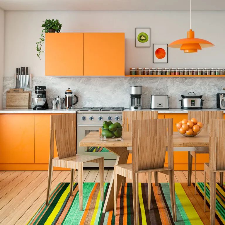 Dapur Warna Oranye