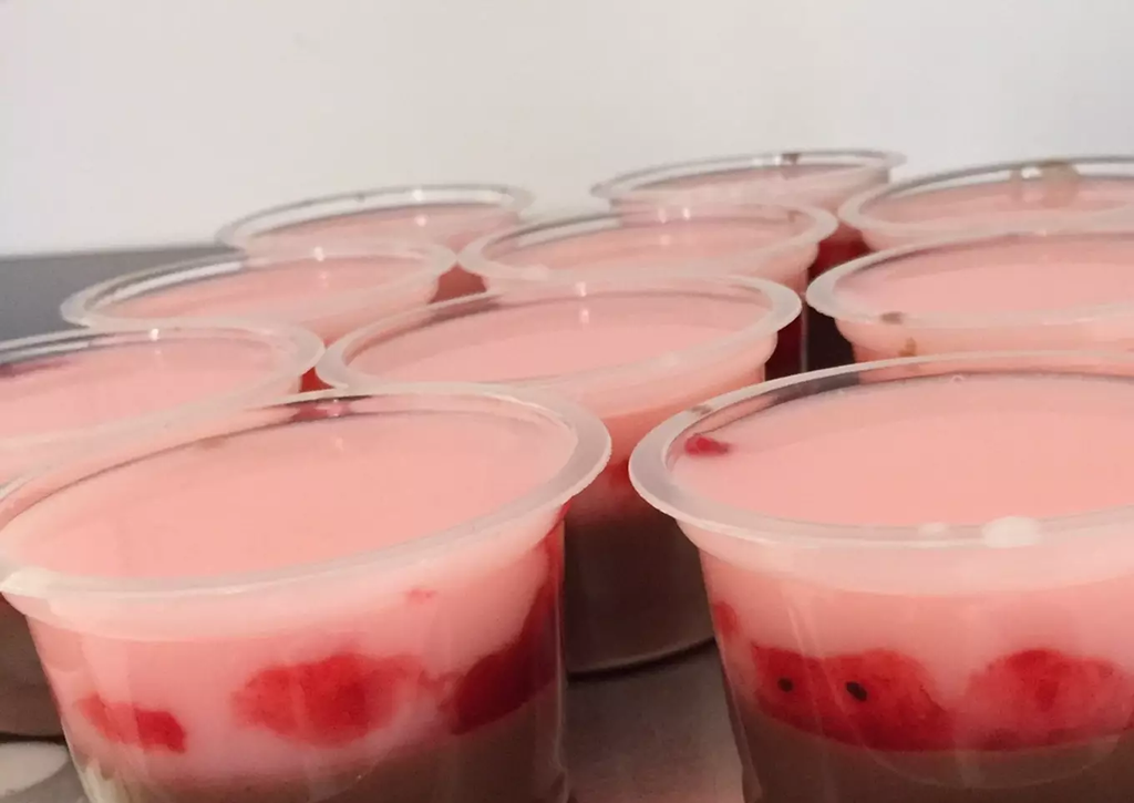 Puding Chocoberry Ekonomis dan Sederhana