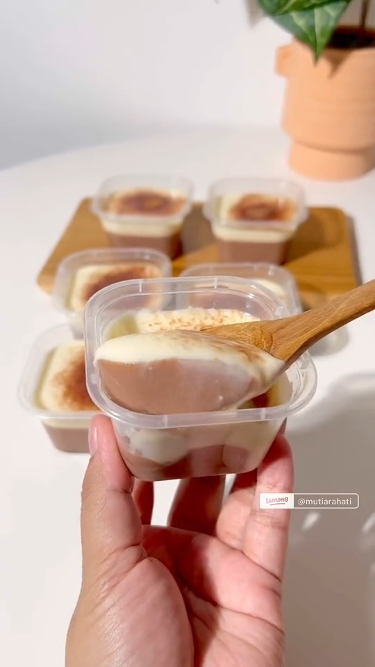 Puding Silky Milo Cheese Simple dan Murah